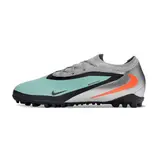 Nike Phantom 6 Pro Black, Silver and Light Blue Turf TF Fooball Boot