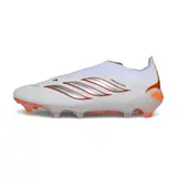 Adidas Predator 26 Elite Laceless White, Black and Orange Firm Ground FG Football Boot