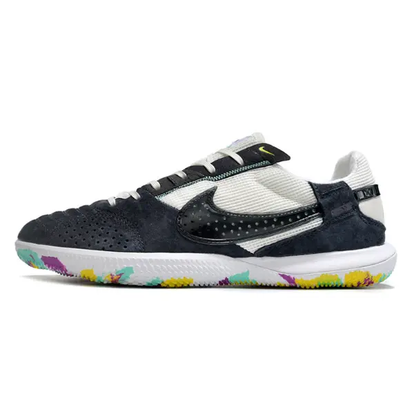 Nike Streetgato IC Black White and Color Indoor IC Football Boot