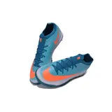 Nike Air Zoom Mercurial Vapor 17 Elite Light Blue and White Turf TF Kids Football Boot - Teal/Orange