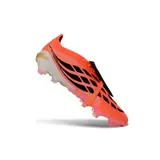 Adidas Predator 26 Elite Tongue Orange, Black and Golden Firm Ground FG Football Boot
