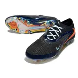 Nike Phantom 6 Elite Black Firm Ground FG Football Boot - Navy/Orange