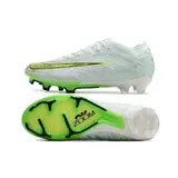 Nike Zoom Mercurial Vapor 15 Elite Silver and Green Firm Ground FG Football Boot