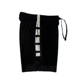 Nike Black and White Shorts - Panel Stripes