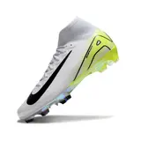 Nike Air Zoom Mercurial Superfly 10 Elite White and Green Firm Ground FG Kids Football Boot