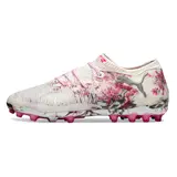 Puma Future 8 Low Cut White and Pink Artificial Ground AG Football Boot