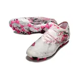 Puma Future 8 Low Cut White and Pink Artificial Ground AG Football Boot