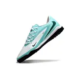 Nike Phantom 6 Academy White and Light Blue Turf TF Football Boot