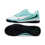 Nike Phantom 6 Academy White and Light Blue Turf TF Football Boot