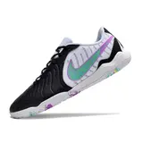 Nike Tiempo 10 Legend Academy White and Black Indoor IC Football Boot