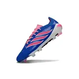 Adidas Predator 26 Elite Blue, Pink and White Firm Ground FG Football Boot