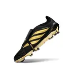 Adidas Predator 26 Elite Tongue Black and Golden Firm Ground FG Football Boot