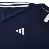 Adidas Dark Blue Training Set T-Shirt and Shorts - Navy/White Stripes
