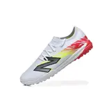 New Balance Furon V8 Elite White, Yellow and Red Turf TF Football Boot