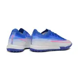 Nike Air Zoom Mercurial Vapor 17 Elite Blue and White Turf TF Football Boot - Blue/Pink