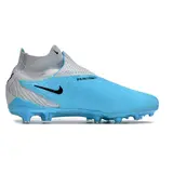 Nike Phantom GX Elite DF White and Blue Firm Ground FG Kids Football Boot