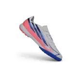 Adidas F50 Hyperfast Elite Whitem Blue and Orange Turf TF Football Boot