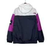 The North Face White Pink Blue Windbreaker Jacket