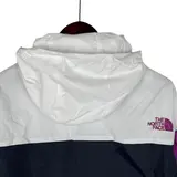 The North Face White Pink Blue Windbreaker Jacket