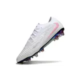 Nike Phantom 6 Elite White and Pink Firm Ground FG Football Boot