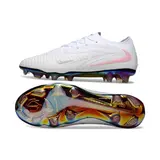 Nike Phantom 6 Elite White and Pink Firm Ground FG Football Boot