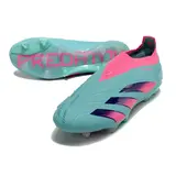 Adidas Predator 30 Elite Laceless Blue and Pink Firm Ground FG Football Boot