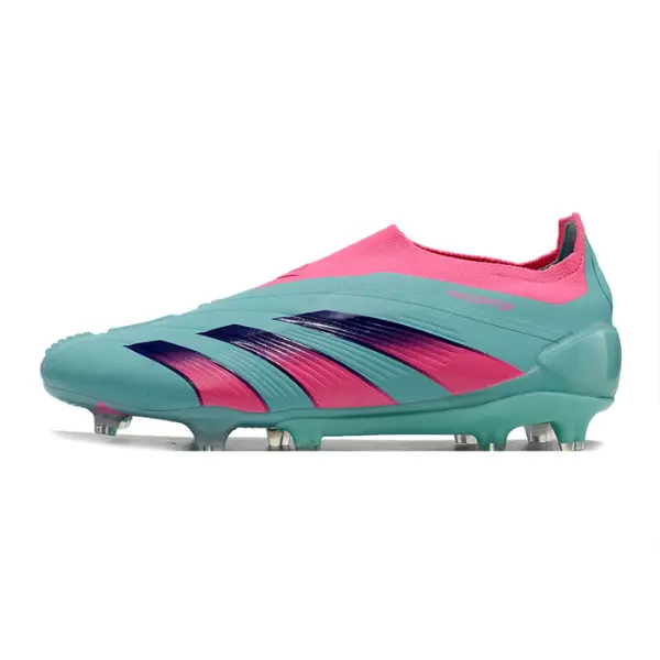 Adidas Predator 30 Elite Laceless Blue and Pink Firm Ground FG Football Boot