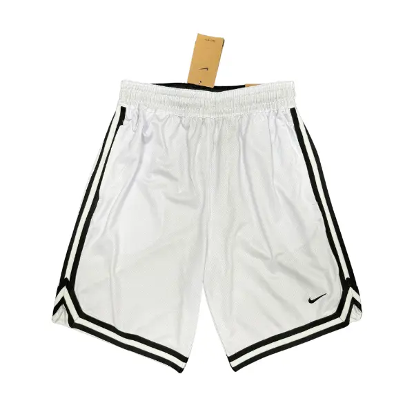 Nike White Shorts - Black Stripes
