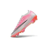 Nike Air Zoom Mercurial Vapor 17 Elite Pink, White and Silver Firm Ground FG Football Boot