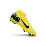 Nike Air Zoom Mercurial Superfly 10 Academy Mbappe Yellow and Black Firm Ground FG Football Boot