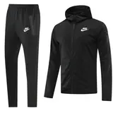 Conjunto de Frio Nike Tech-Fleece Casaco + Calça Preto - Kleato Futebol