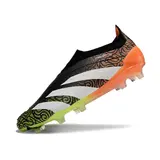 Adidas Predator 30 Elite Laceless Black Green and Orange Firm Ground FG Football Boot