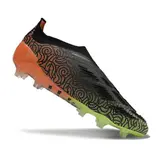 Adidas Predator 30 Elite Laceless Black Green and Orange Firm Ground FG Football Boot