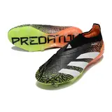 Adidas Predator 30 Elite Laceless Black Green and Orange Firm Ground FG Football Boot