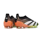 Adidas Predator 30 Elite Laceless Black Green and Orange Firm Ground FG Football Boot