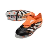 Adidas Predator 25 Elite Tongue Black and Orange Firm Ground FG Football Boot