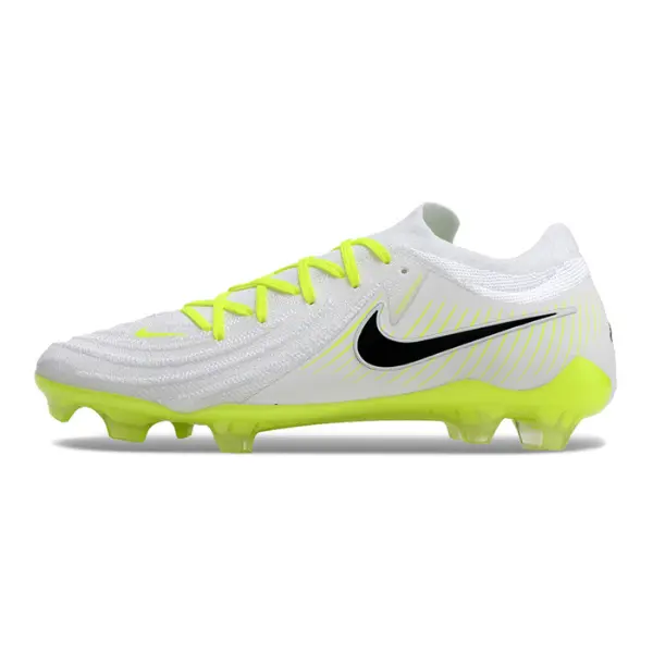 Nike Phantom GX2 Elite White and Green Firm Ground FG Football Boot
