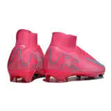 Nike Air Zoom Mercurial Superfly 10 Elite Pink and Light Blue Firm Ground FG Football Boot