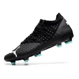 Puma Future Z 1.3 Black and Light Blue Firm Ground FG Football Boot
