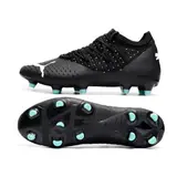 Puma Future Z 1.3 Black and Light Blue Firm Ground FG Football Boot