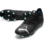 Puma Future Z 1.3 Black and Light Blue Firm Ground FG Football Boot