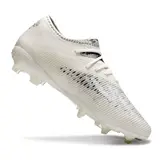 Puma Future 8 Low Cut White and Black Firm Ground FG Football Boot - White