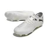 Puma Future 8 Low Cut White and Black Firm Ground FG Football Boot - White