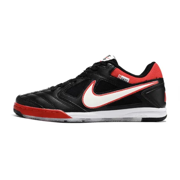 Nike SB Gato X Supreme Black, Red and White Indoor IC Football Boot