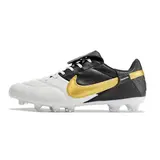 Nike Premier 3 White Black and Gold Firm Ground FG Football Boot