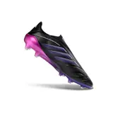 Adidas Copa Pure 4 Laceless Elite Black and Purple Pack Firm Ground FG Football Boot