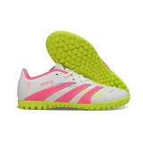 Adidas Predator 25 Elite Pink, White and Yellow Turf TF Football Boot