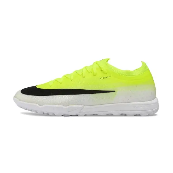 Nike Air Zoom Mercurial Vapor 17 Elite Fluorescent Green and White Turf TF Football Boot - Volt Yellow