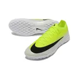Nike Air Zoom Mercurial Vapor 17 Elite Fluorescent Green and White Turf TF Football Boot - Volt Yellow