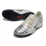 Nike Total 90 III Silver and Beige Turf TF Football Boot